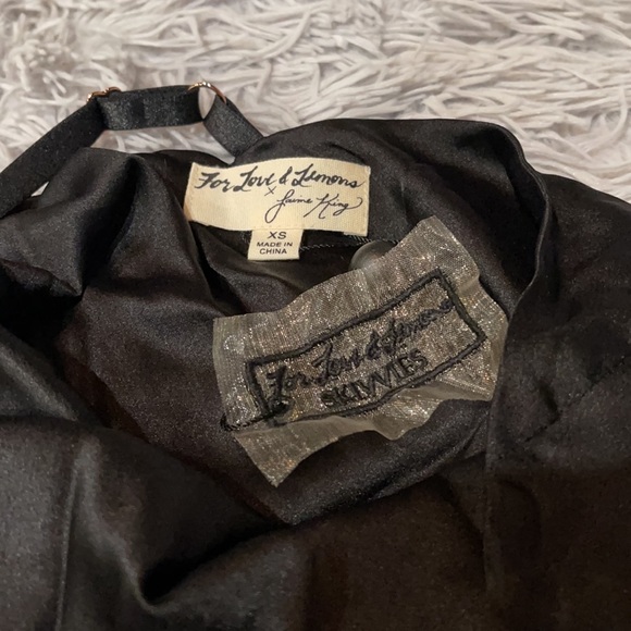 For Love and Lemons x Jamie King La Phoebe satin bodysuit NWT - Picture 8 of 10